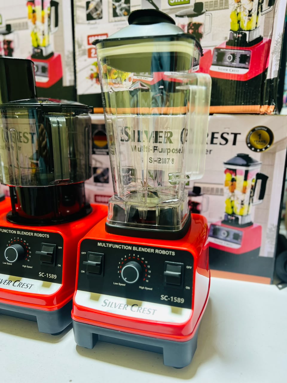 Silver Crest 3 in 1 Juicer Blender | Juicer | Grinder | Chopper With 3 plug Switch and 1 year warranty