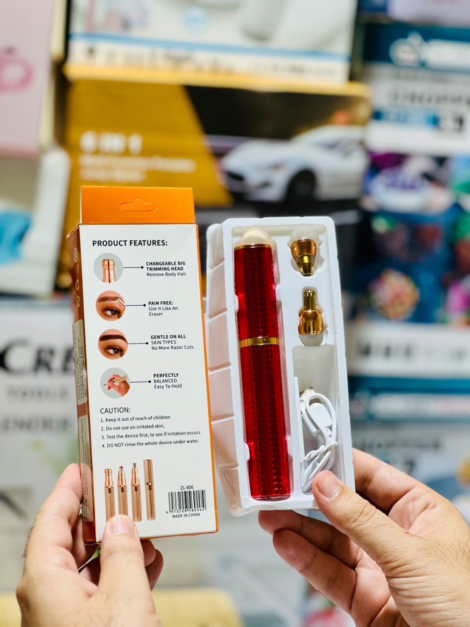 Rechargeable 3 in 1 Flawless | 3 Heads in 1 Flawless | rechargeable