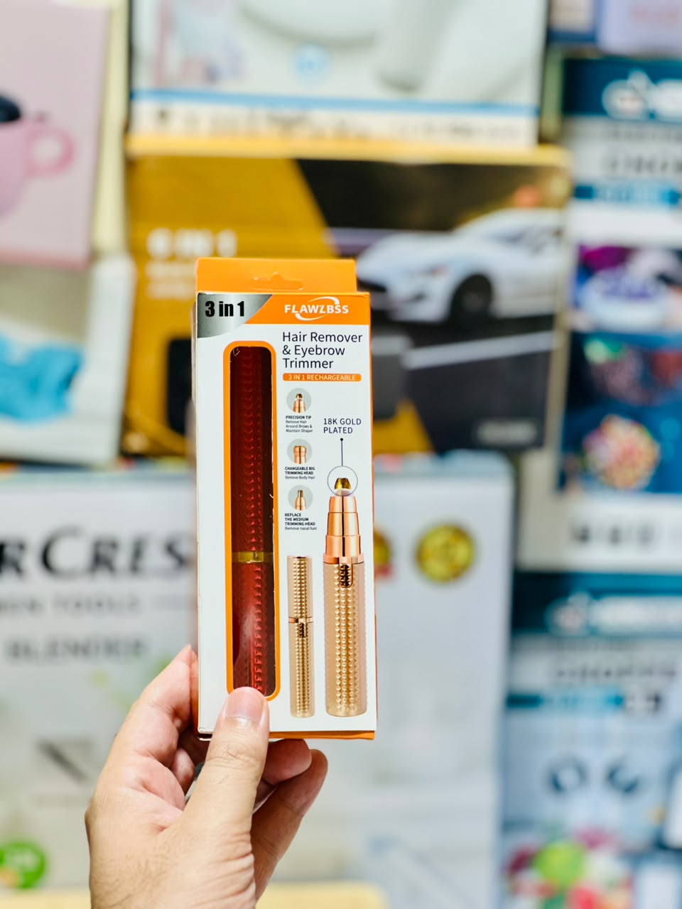 Rechargeable 3 in 1 Flawless | 3 Heads in 1 Flawless | rechargeable