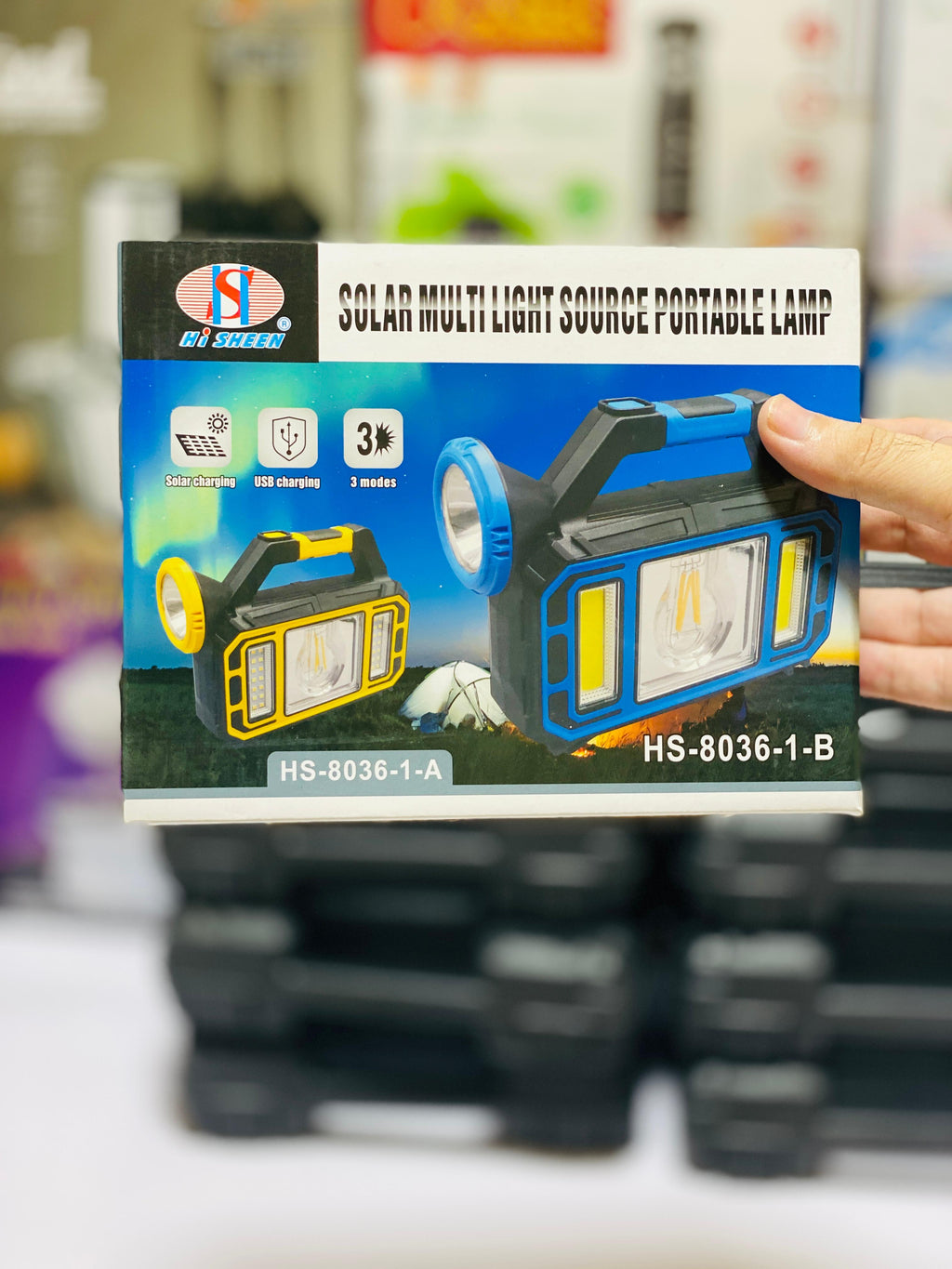 Solar Multilight Portable Lamp HS 8036 – The Perfect Lighting Solution
