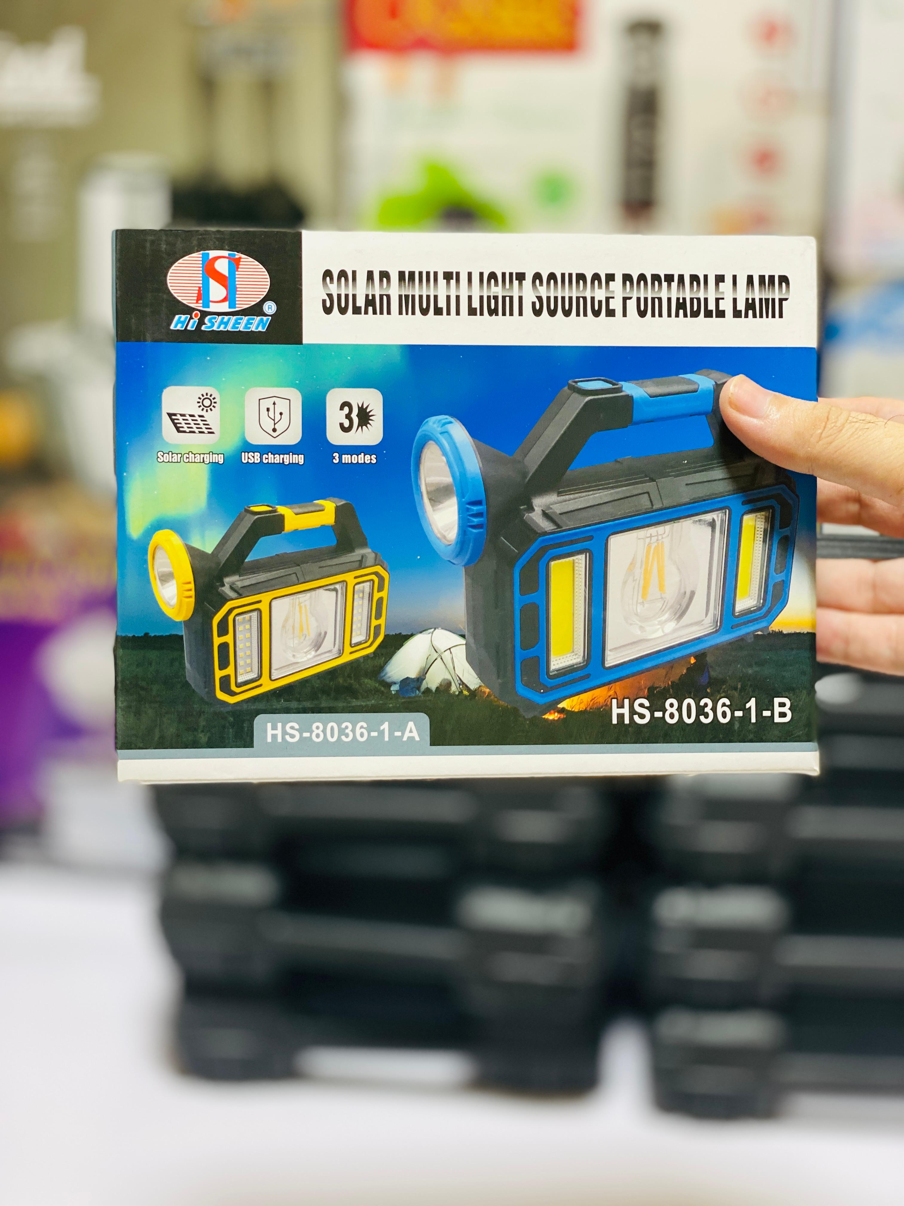 Solar Multilight Portable Lamp HS 8036 – The Perfect Lighting Solution