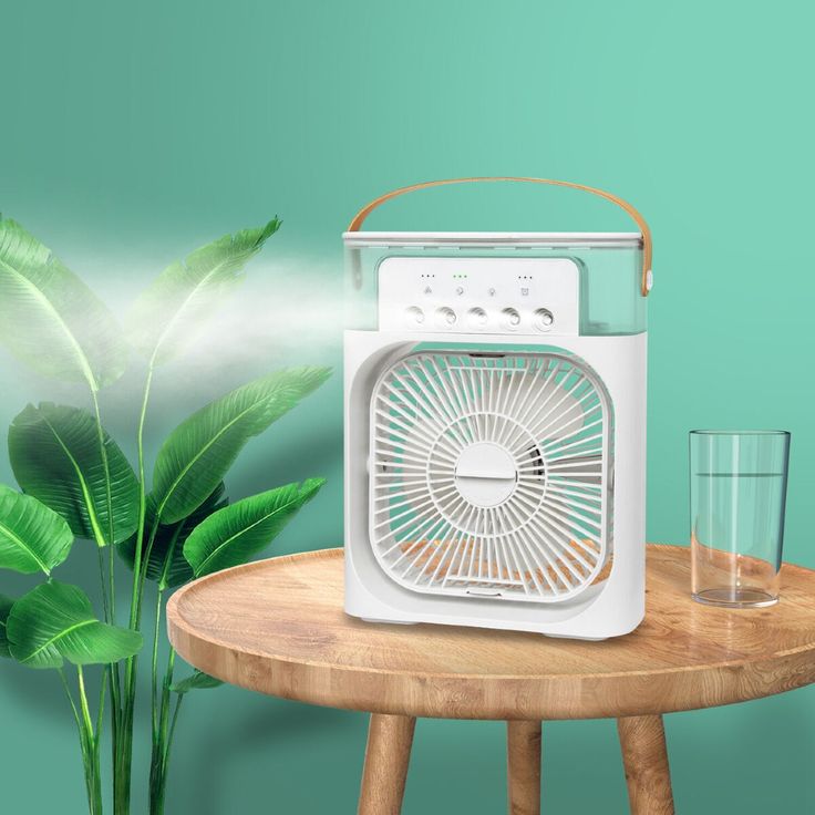 4 In 1 Fan Air Cooler with Humidifier & Night Light | Mist Fan